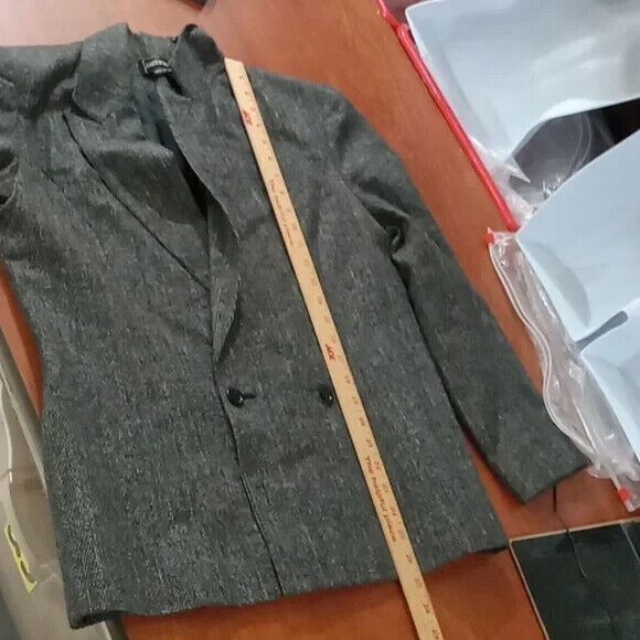 Patricia Roberts wool blend blazer women's size 10 multicolor - Picture 13 of 16